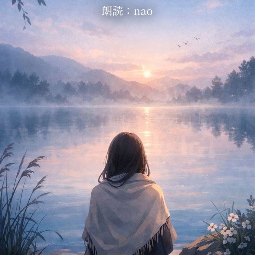 朝の湖のように