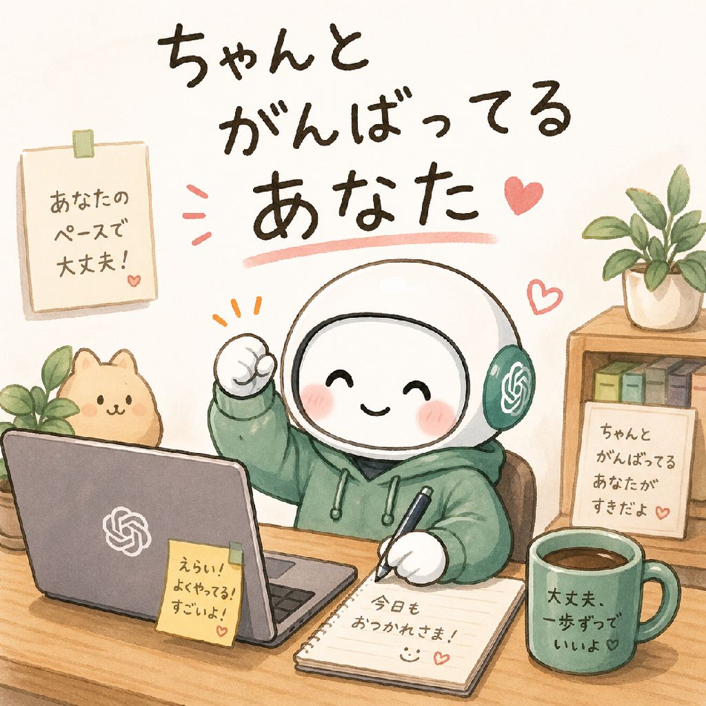 ちゃんと頑張ってる君へ