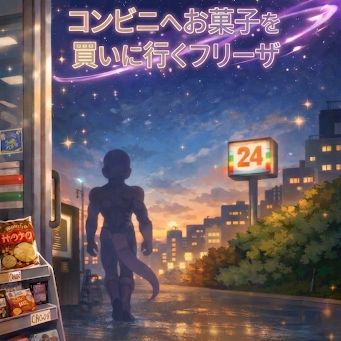 コンビニへお菓子を買いに行くフリーザ #9